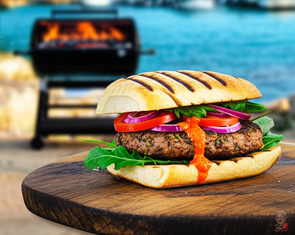 Adriatic Flame Burger — Kohlegrill