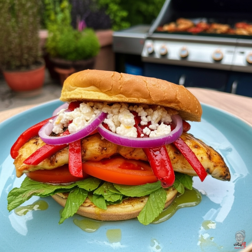 Ägäis-Traum Burger — Gasgrill