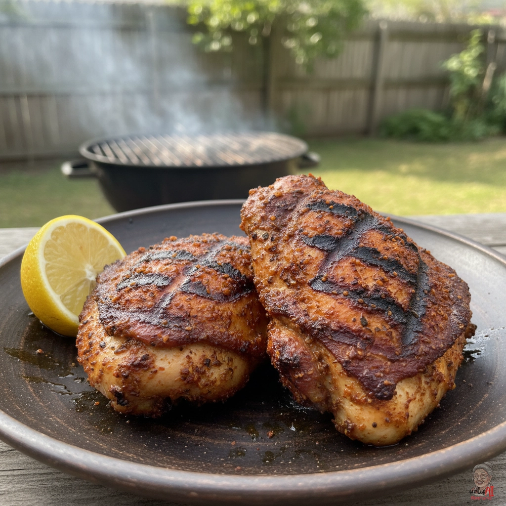 Äthiopische Berbereschenkel — Kohlegrill