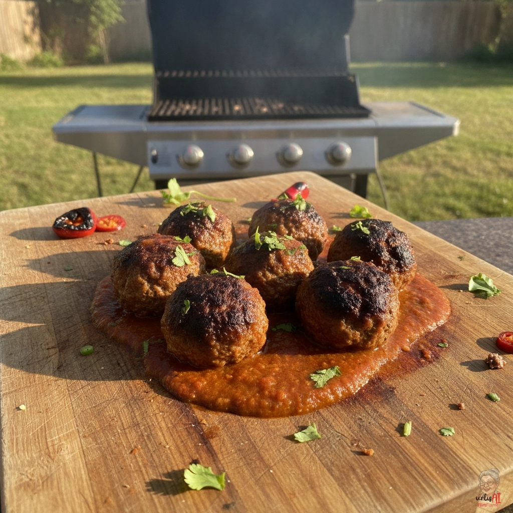 Albondigas Meatballs — Gasgrill
