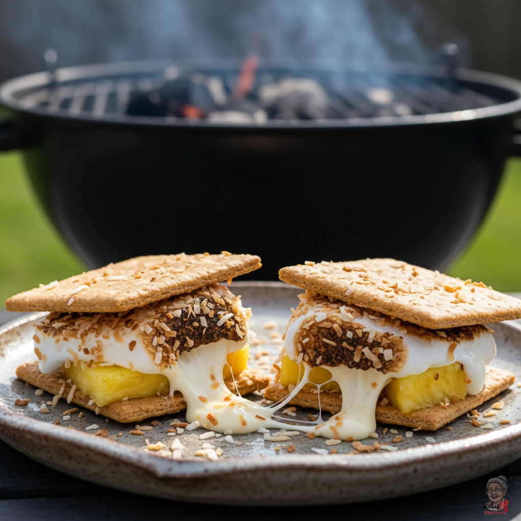 Aloha S'more Tropicale — Kohlegrill