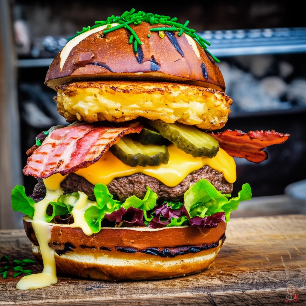 Alpine Charcoal Burger — Kohlegrill