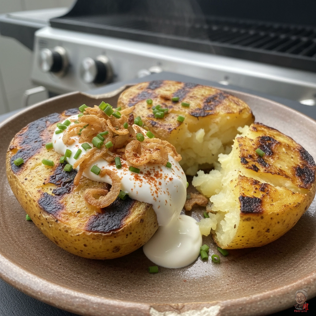 Alpine Kartoffelschalen — Gasgrill