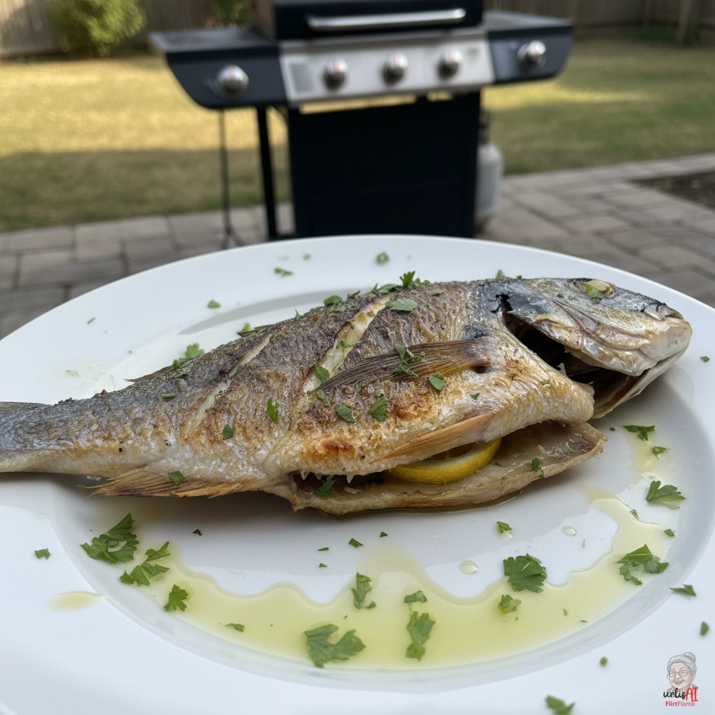 Amalfi Zitronenbranzino — Gasgrill