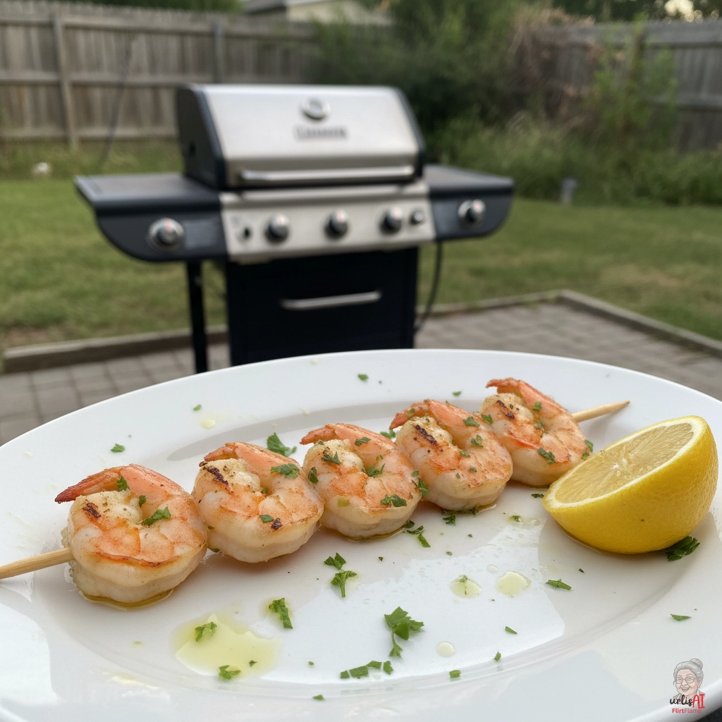 Amalfi Zitronengarnelen — Gasgrill