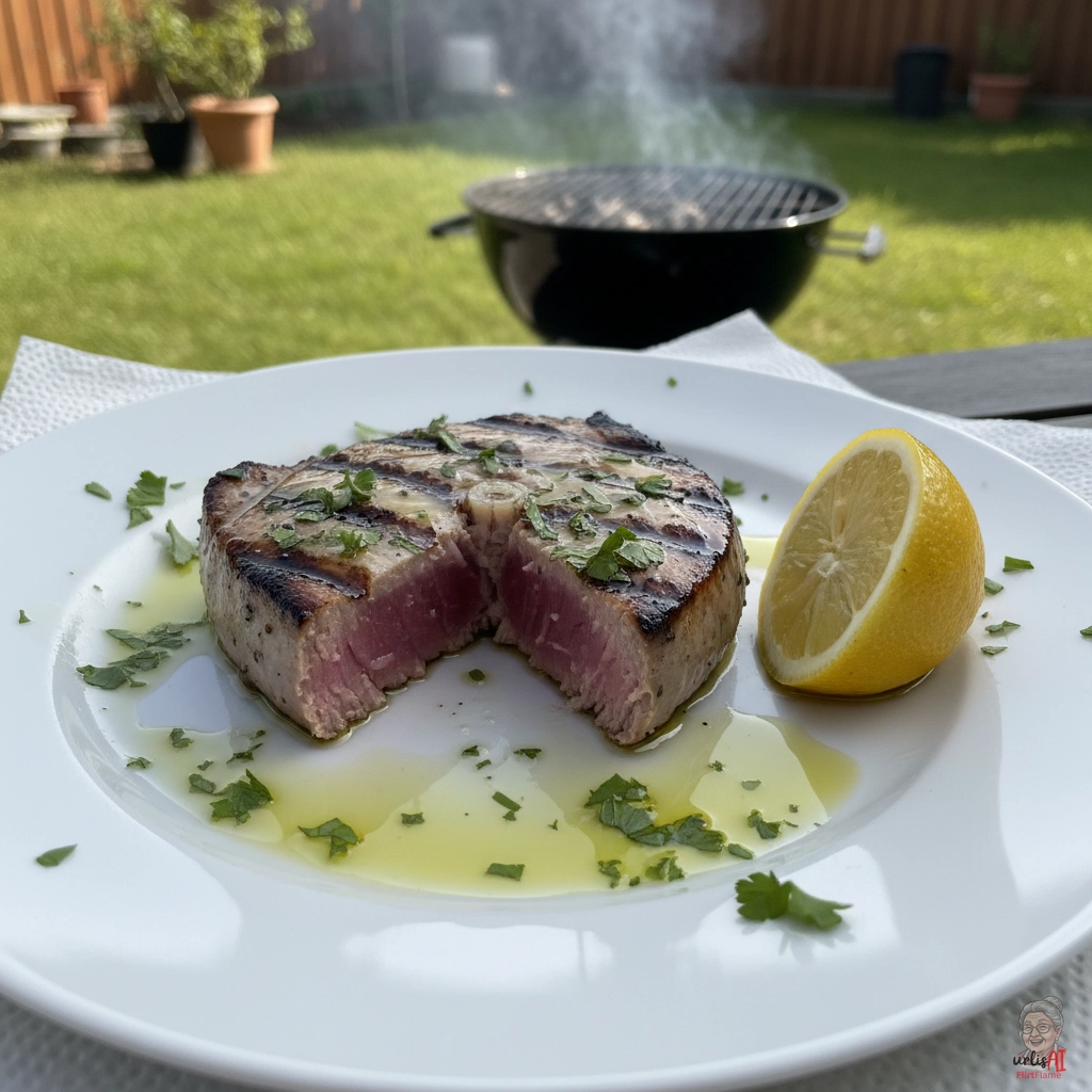 Amalfi Zitronenthunfisch — Kohlegrill