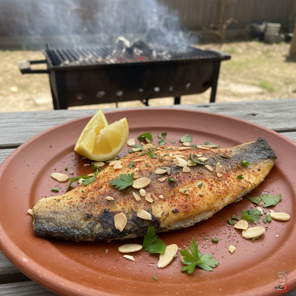 Andalusischer Glutbarsch — Kohlegrill