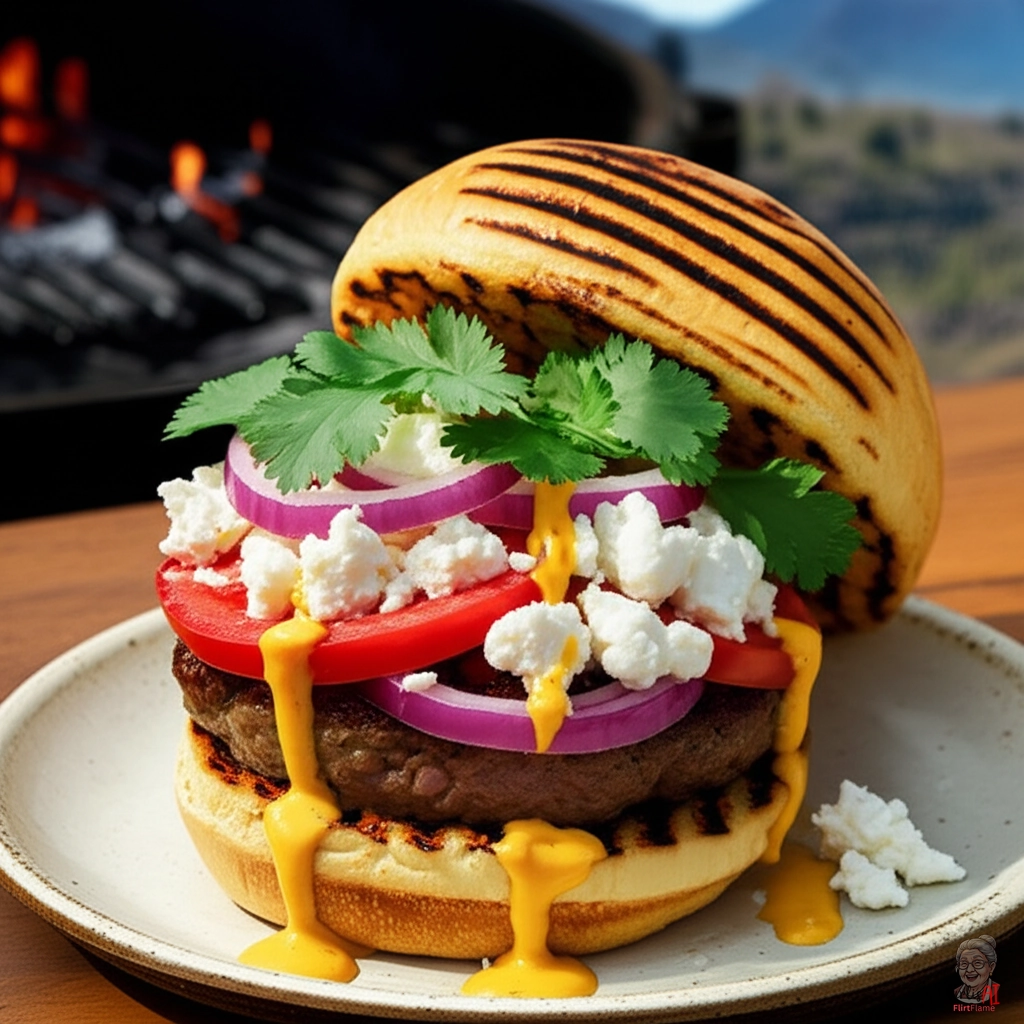 Andes Grill Burger — Kohlegrill