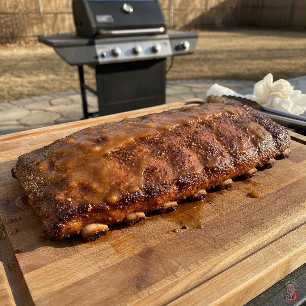 Apple BBQ Backs — Gasgrill