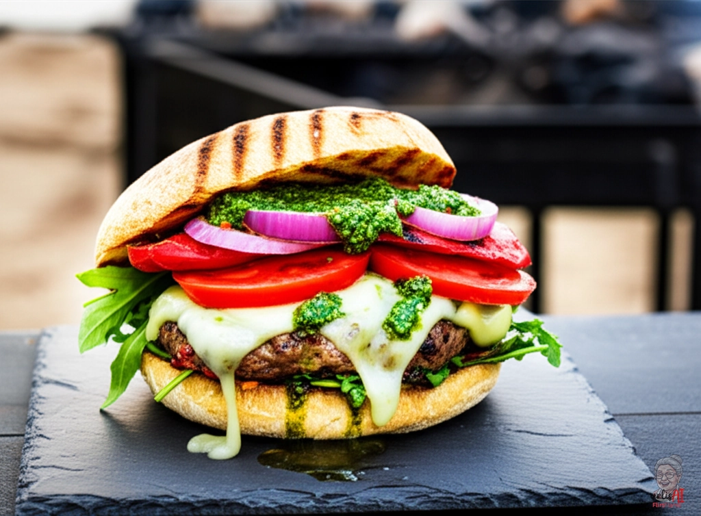 Asado Fire Burger — Kohlegrill
