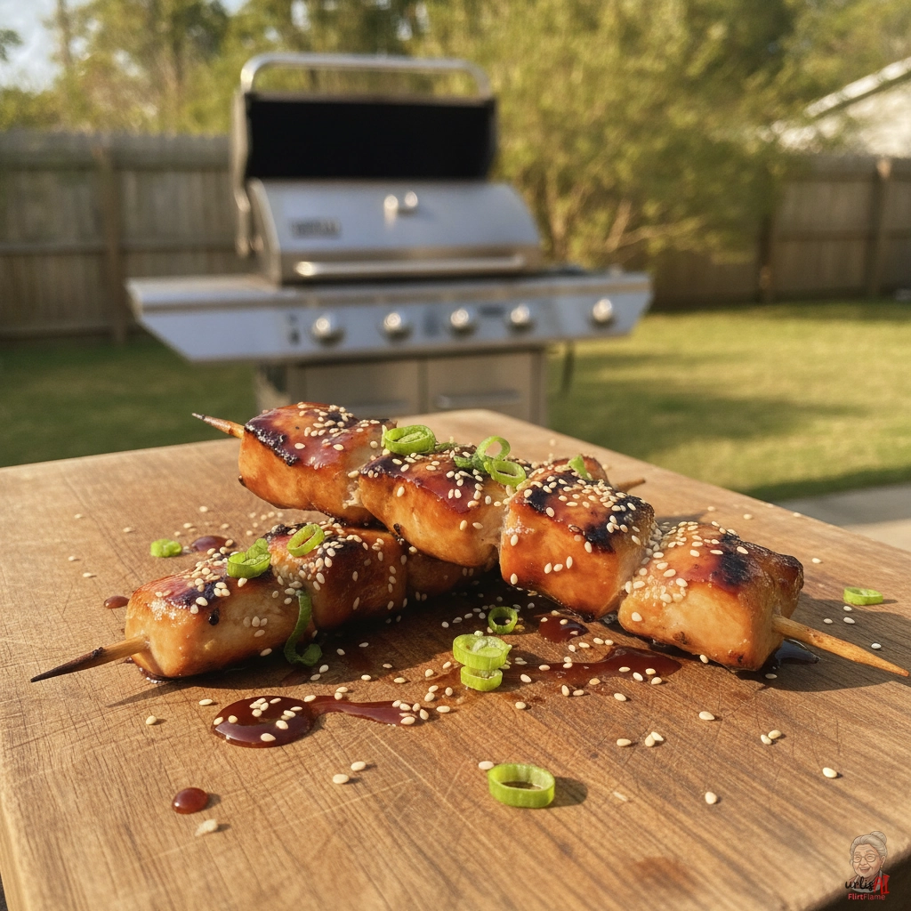 Asian Chicken Skewer — Gasgrill