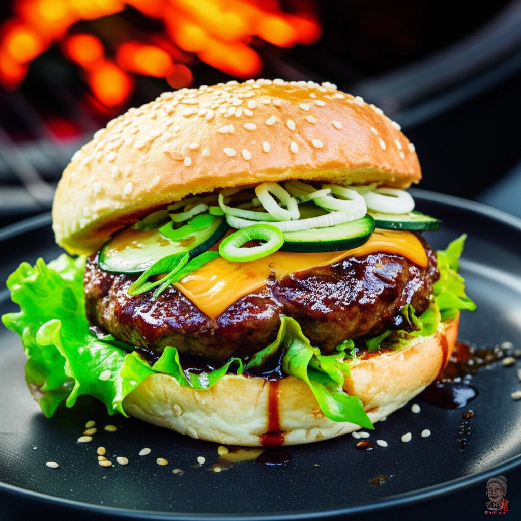 Asian Ember Burger — Kohlegrill
