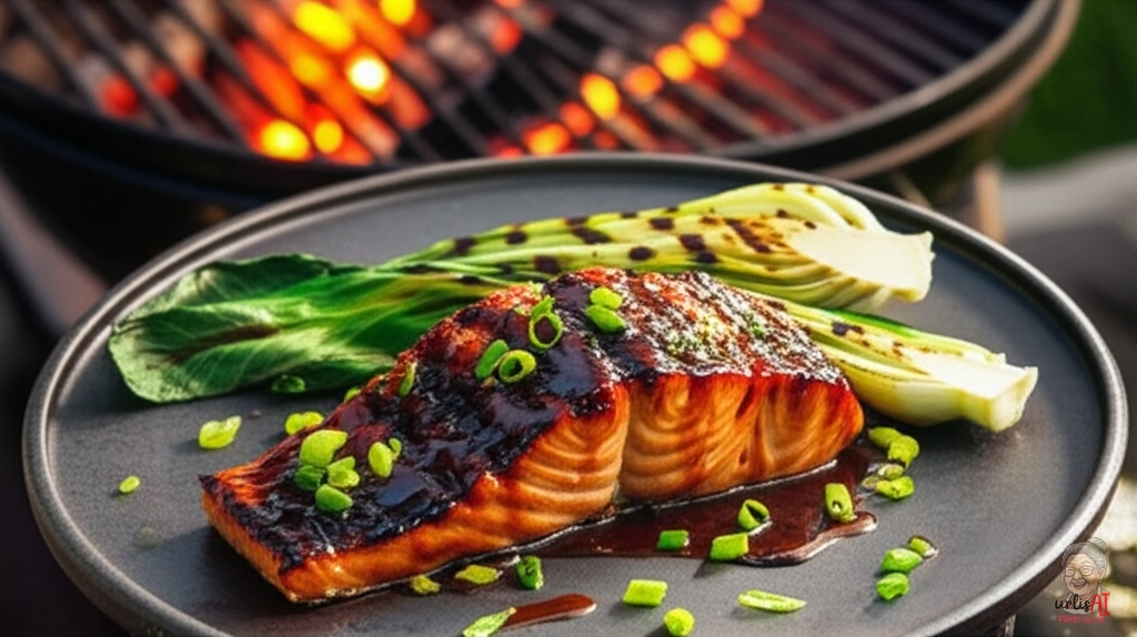 Asian Ginger Lachs — Kohlegrill
