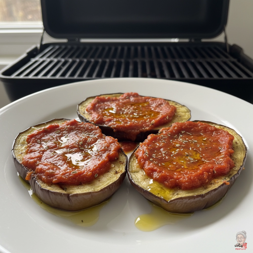 Aubergine alla Italiana — Gasgrill