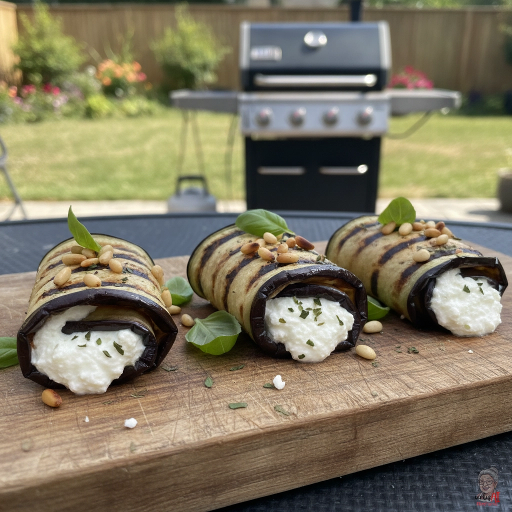 Aubergine Cremig — Gasgrill