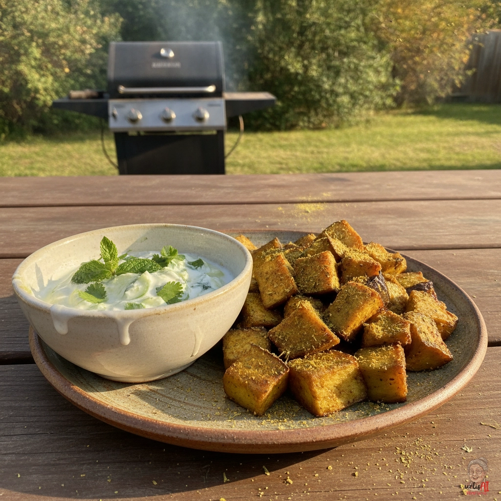 Aubergine Raita — Gasgrill