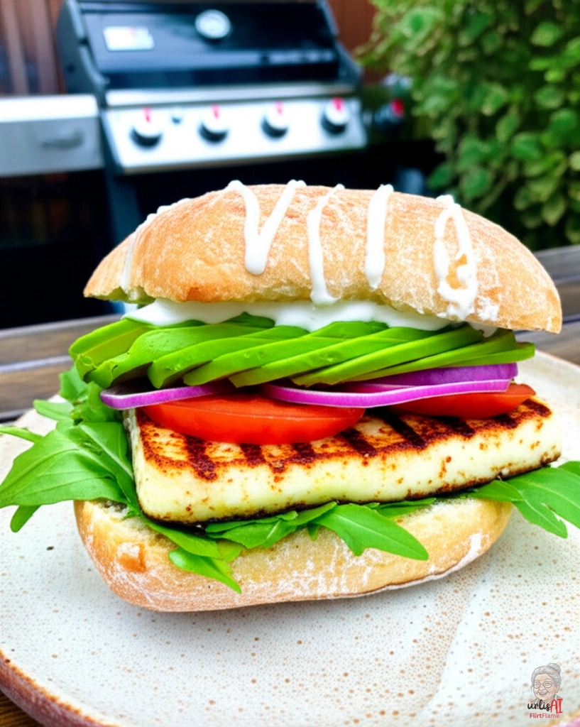 Avocado Halloumi Burger — Gasgrill