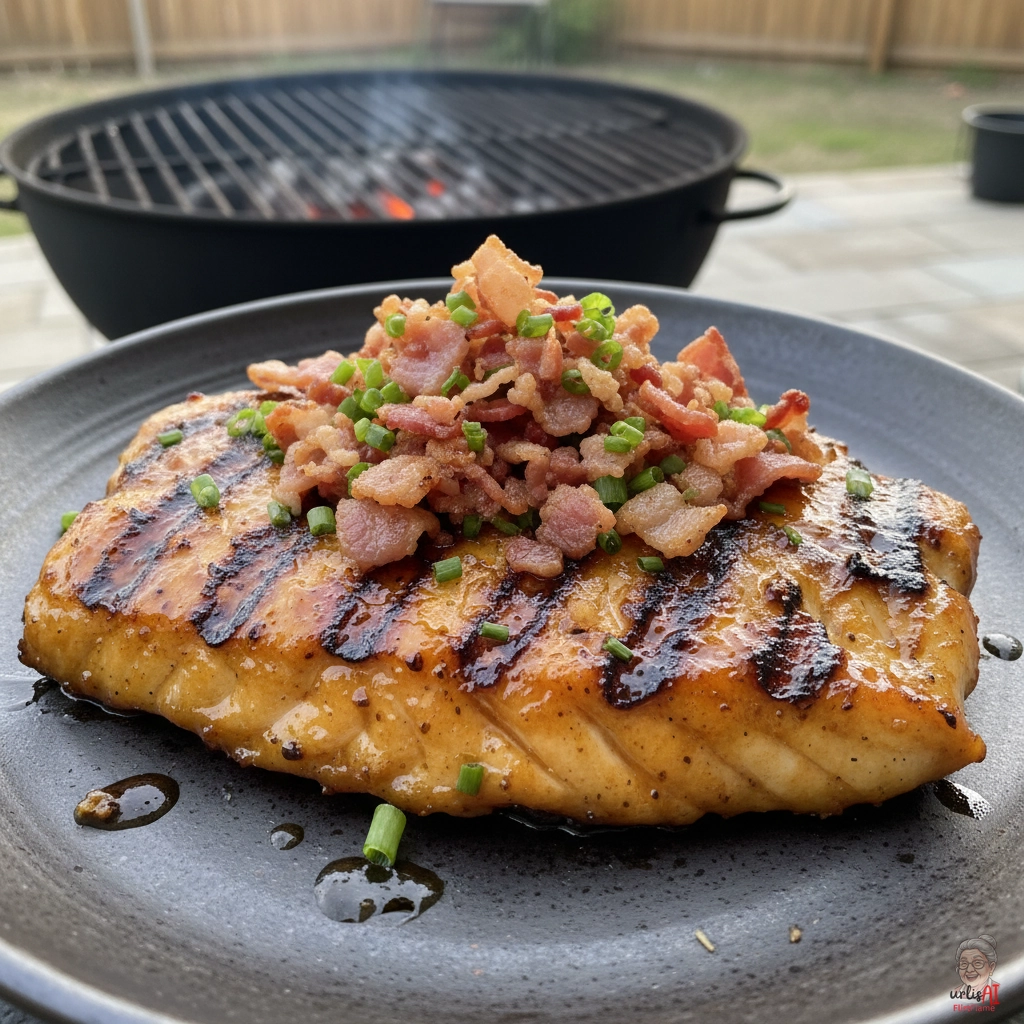 Bacon Feuerbarsch — Kohlegrill