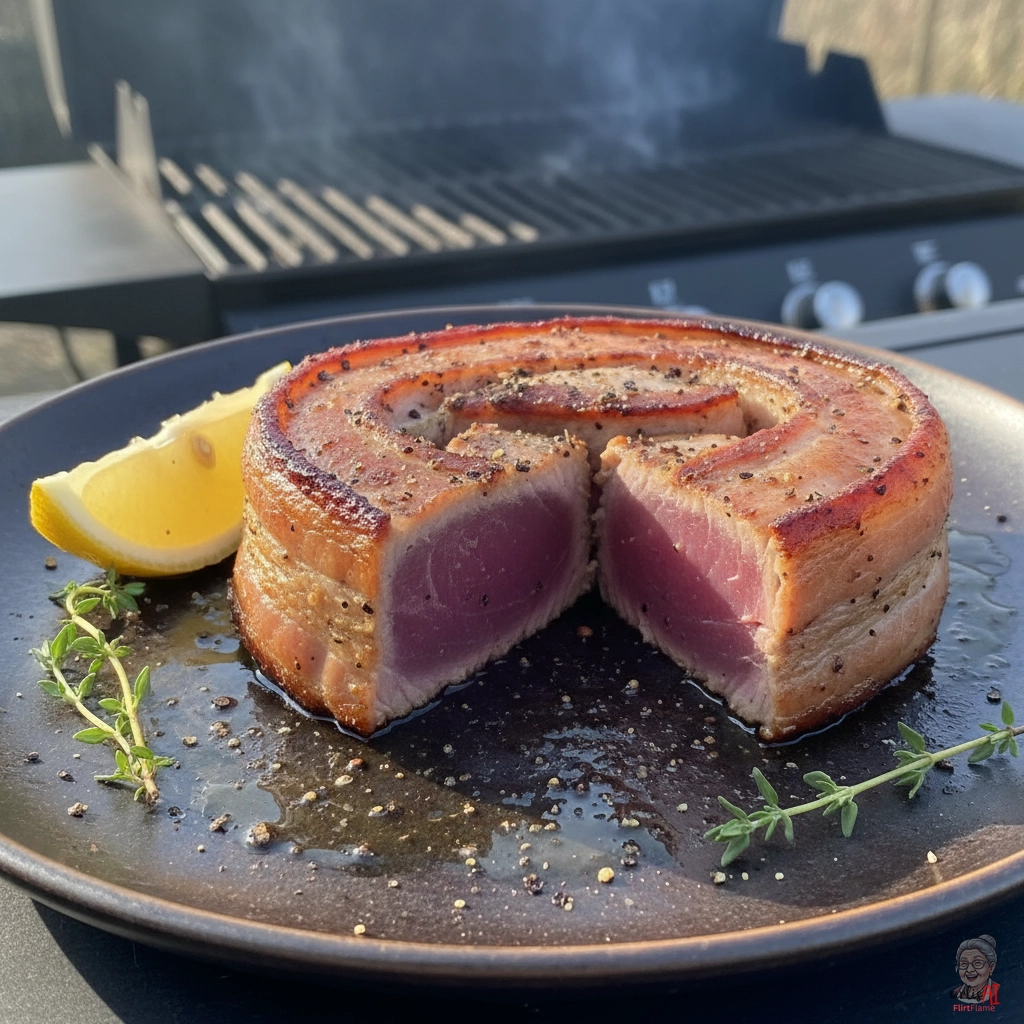 Bacon Thunfischmedaillons — Gasgrill