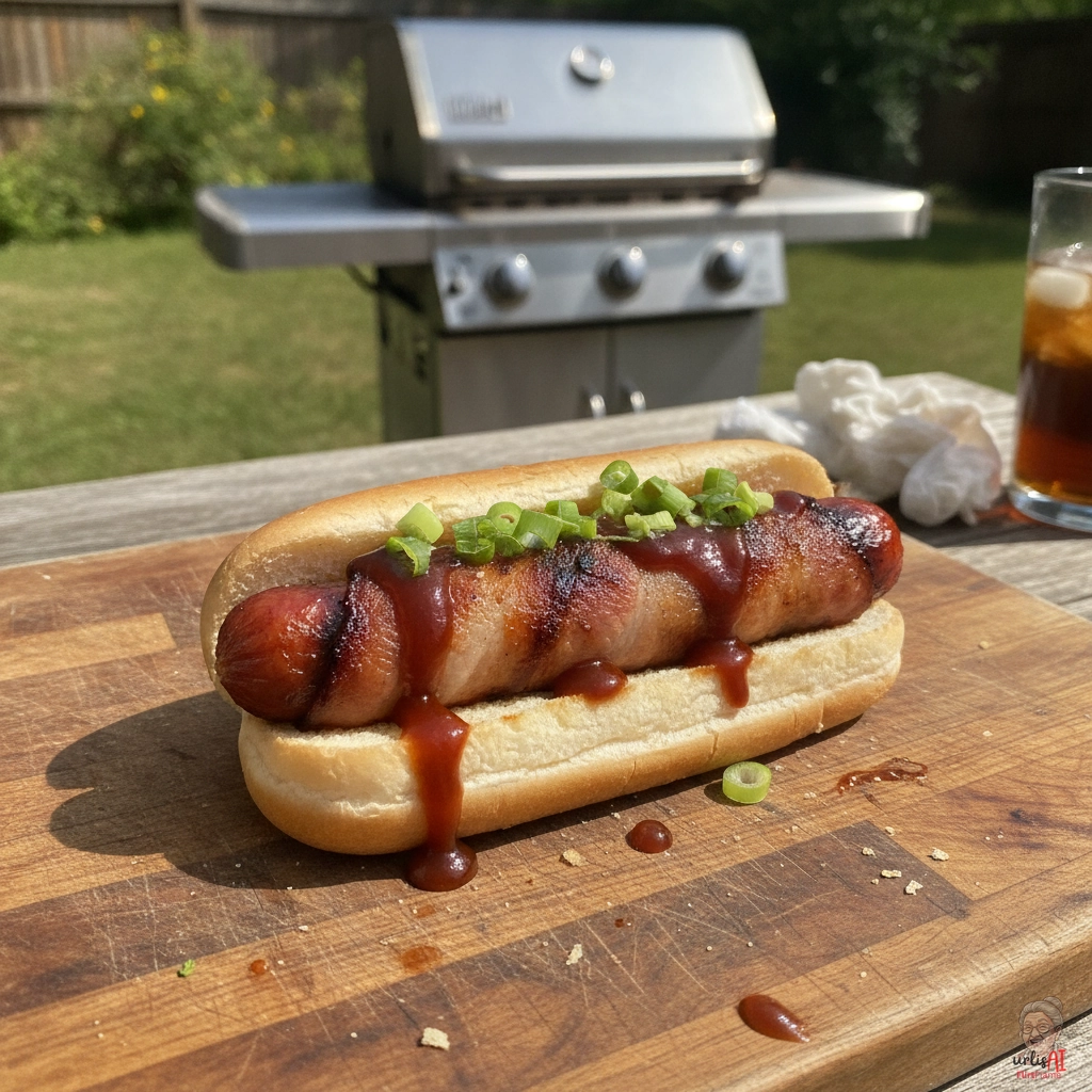 Bacon Wrapped Dog — Gasgrill