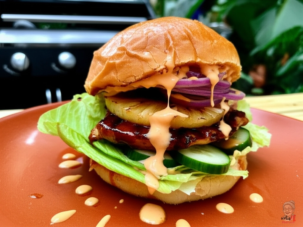 Bali Chicken Burger — Gasgrill