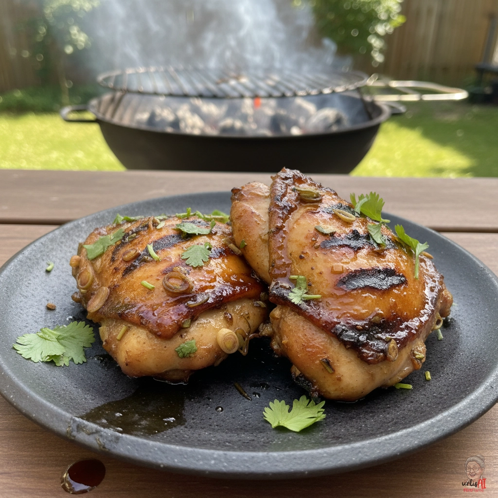 Bali Zitronengrashuhn — Kohlegrill