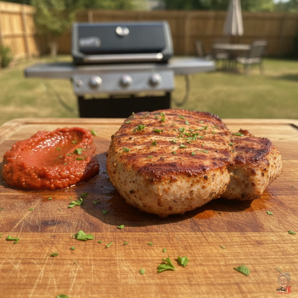 Balkan Paprikasteaks — Gasgrill