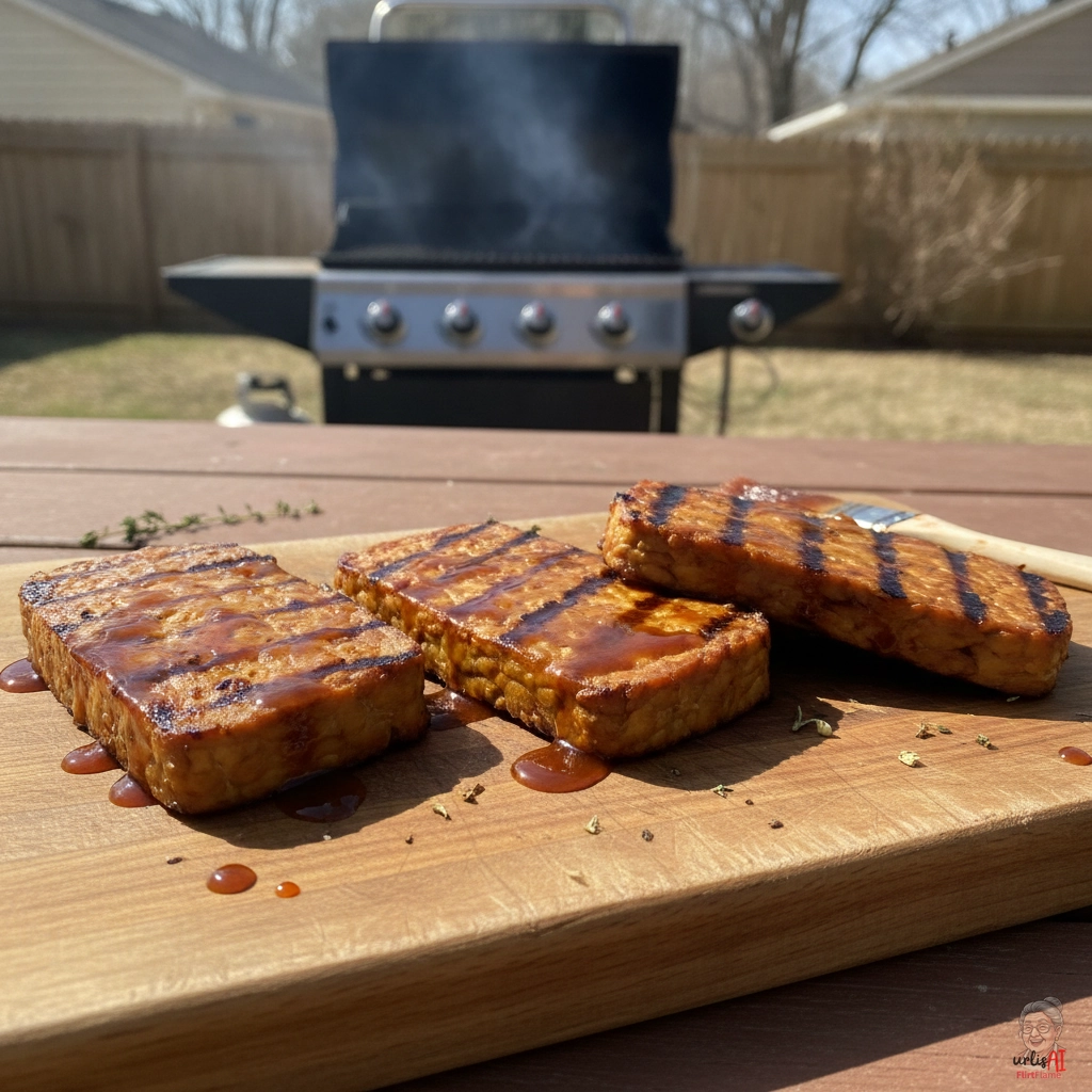 Balsamic Soja Tempeh — Gasgrill