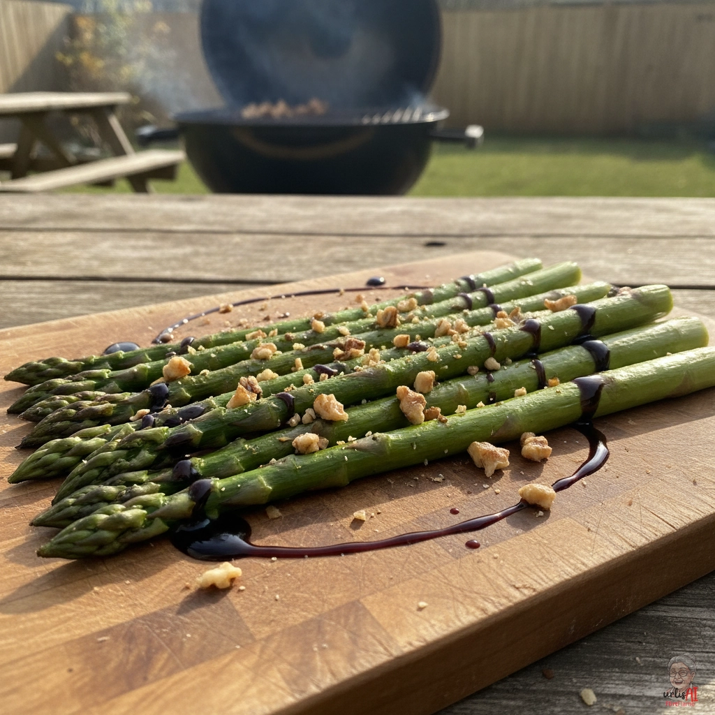 Balsamic Walnut Asparagus — Kohlegrill