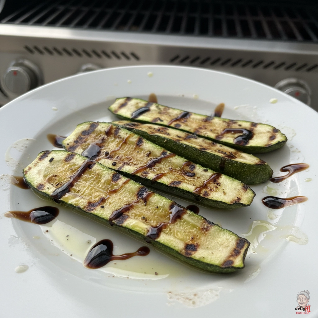 Balsamico Zucchini — Gasgrill