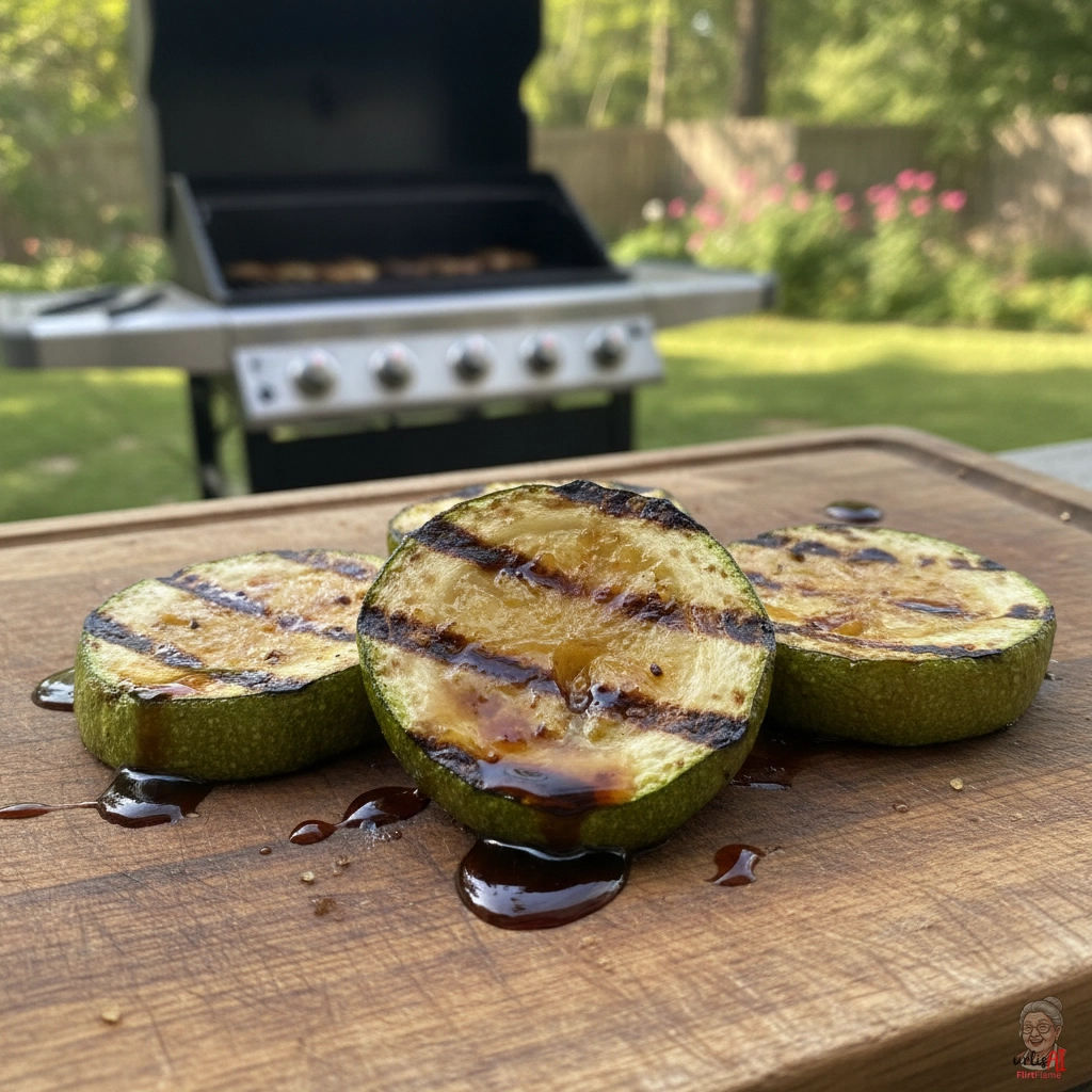 Balsamico Zucchini — Gasgrill