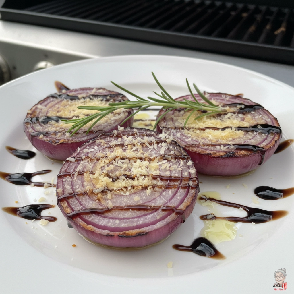 Balsamico Zwiebelsteaks — Gasgrill