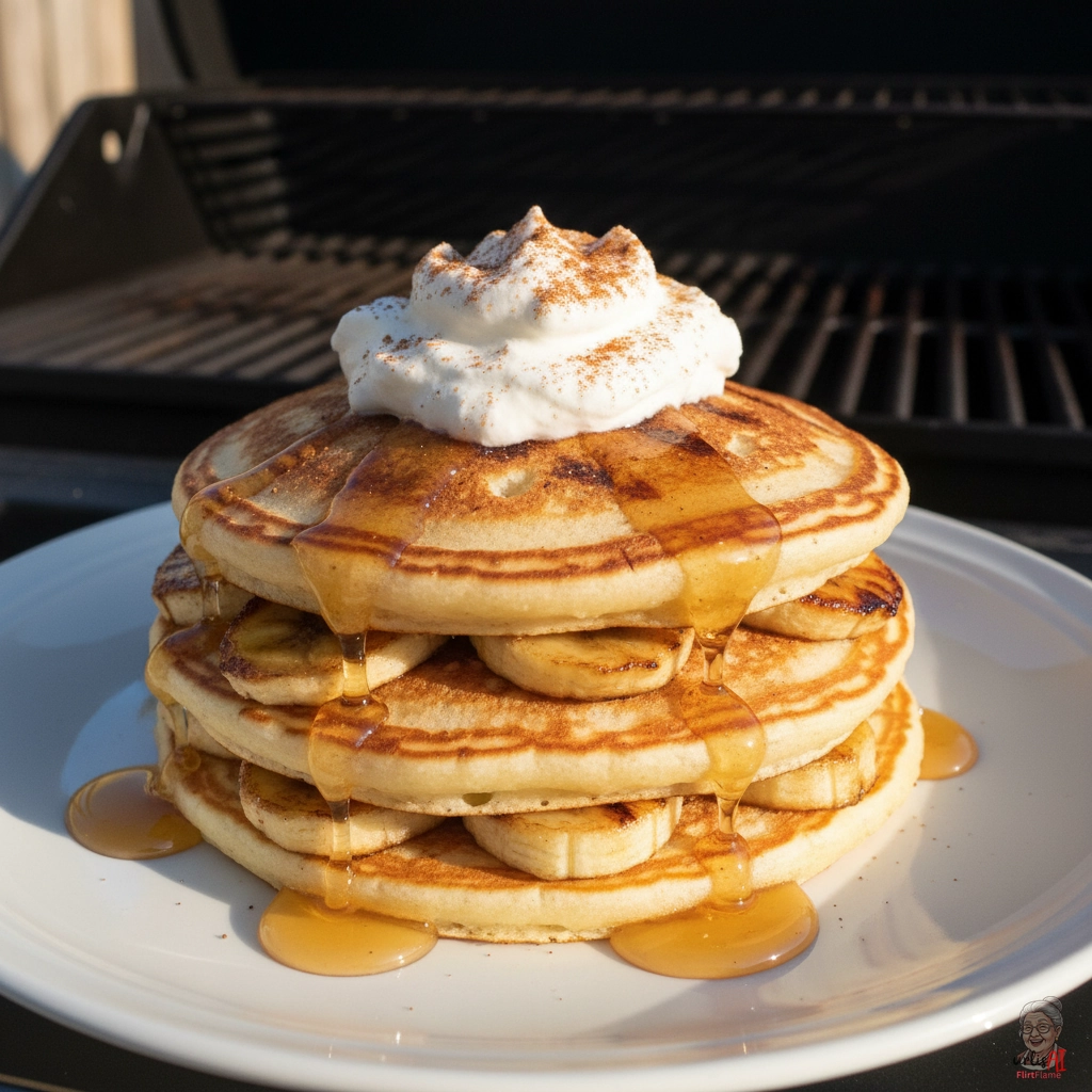 Banana Honey Pancakes — Gasgrill