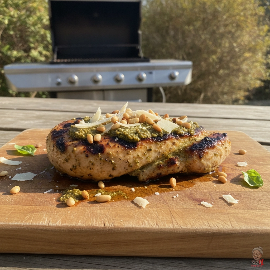 Basil Pesto Chicken — Gasgrill