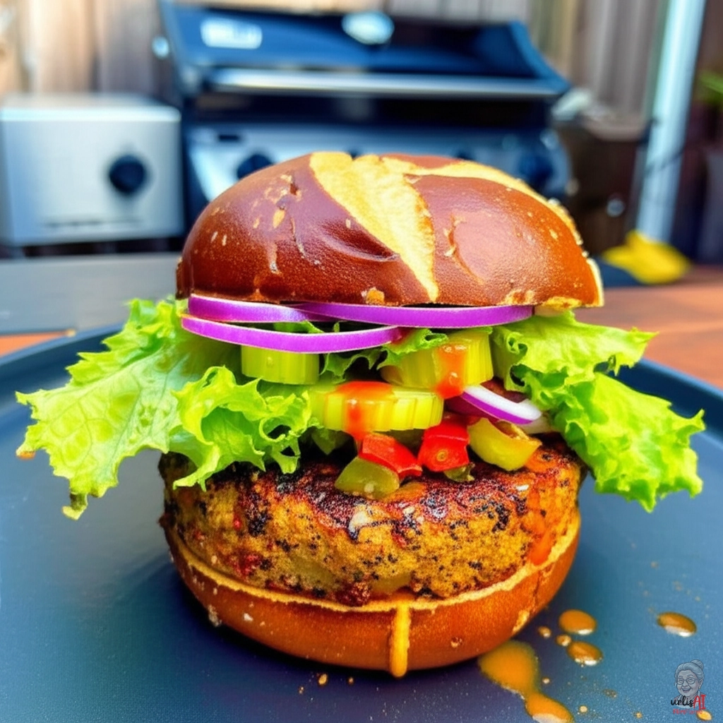 Bayou Würze Burger — Gasgrill