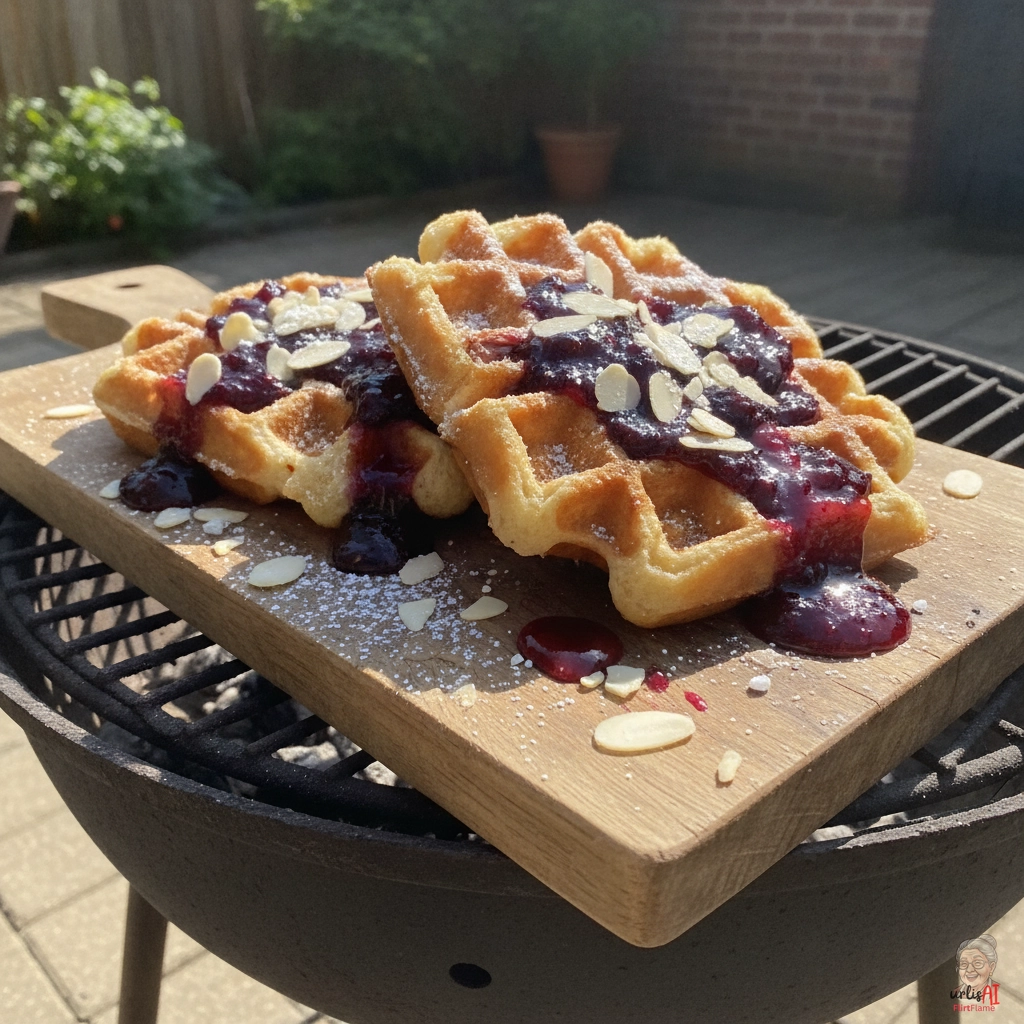 Bayrische Waffel — Kohlegrill
