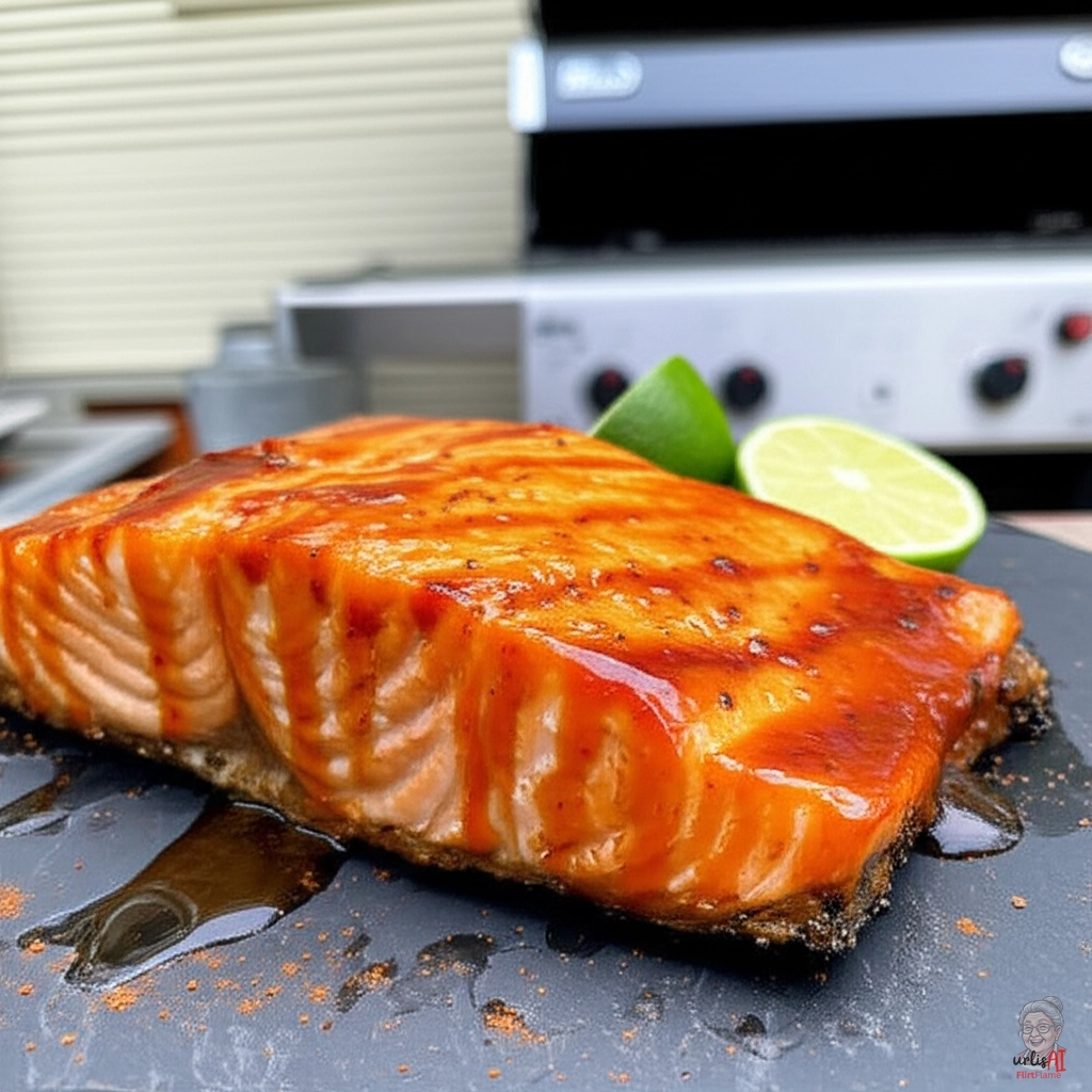 BBQ Glazed Salmon — Gasgrill