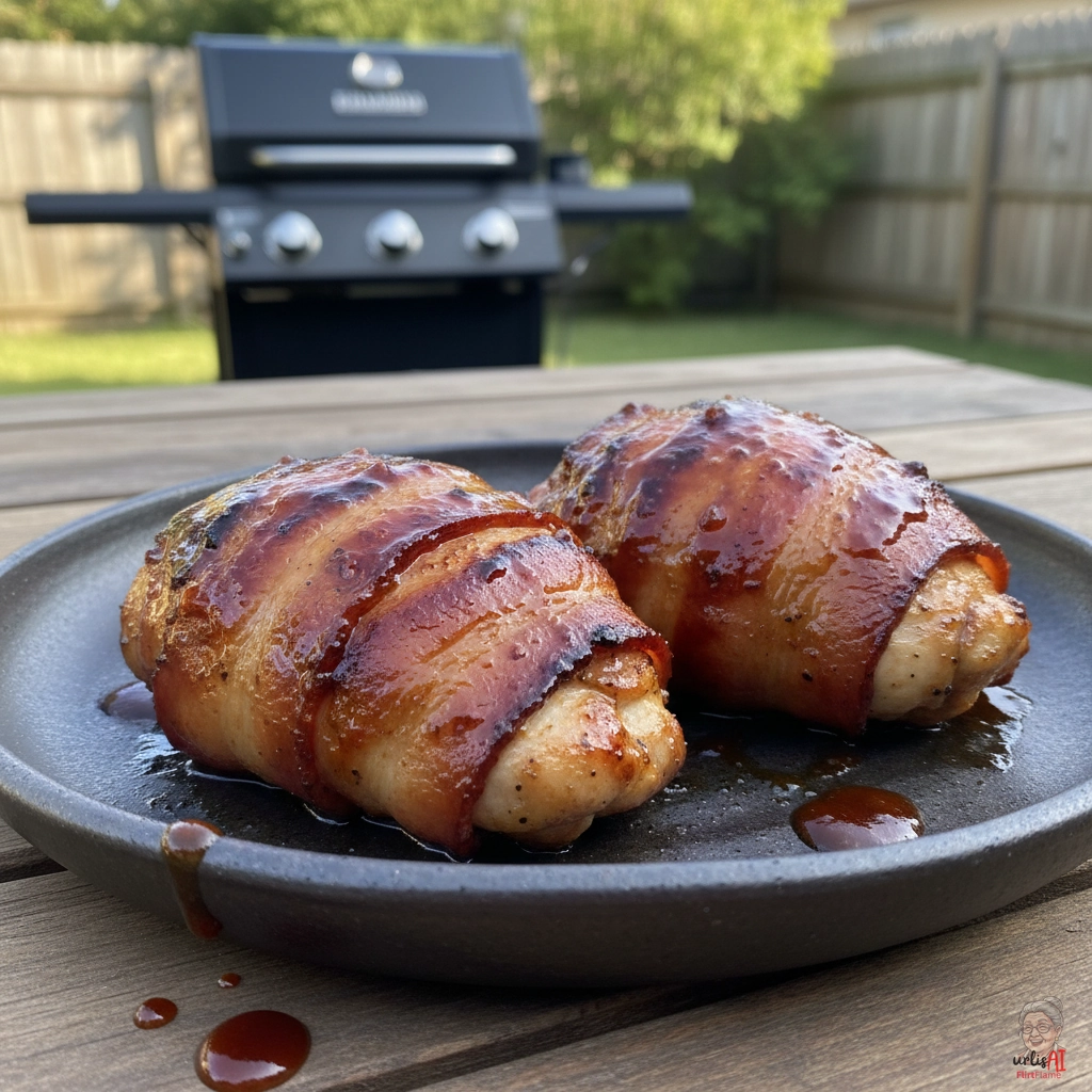 BBQ Speckhuhn — Gasgrill