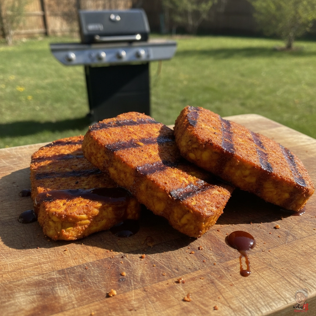 BBQ Tempeh — Gasgrill