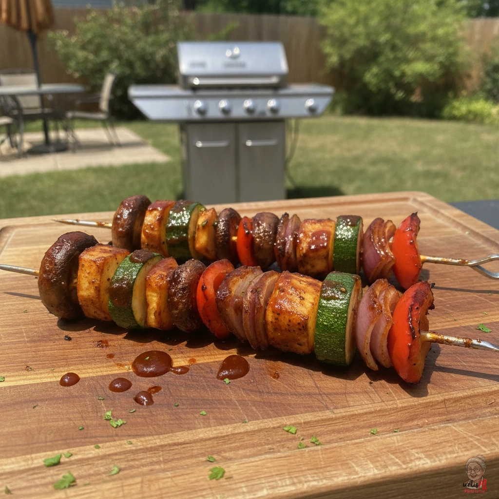 BBQ Veggie Skewer — Gasgrill