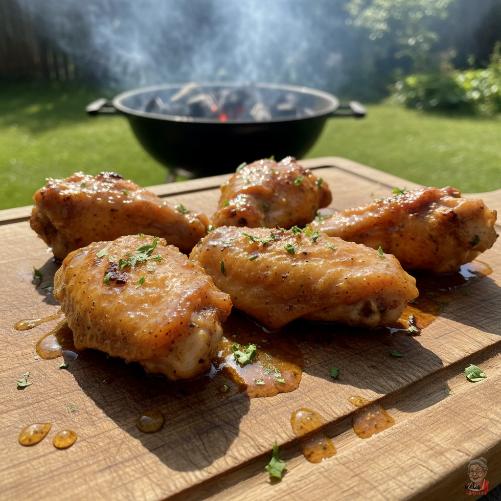 Beer Basted Wings — Kohlegrill