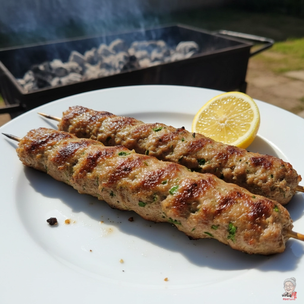 Beirut Kaftaspieße — Kohlegrill