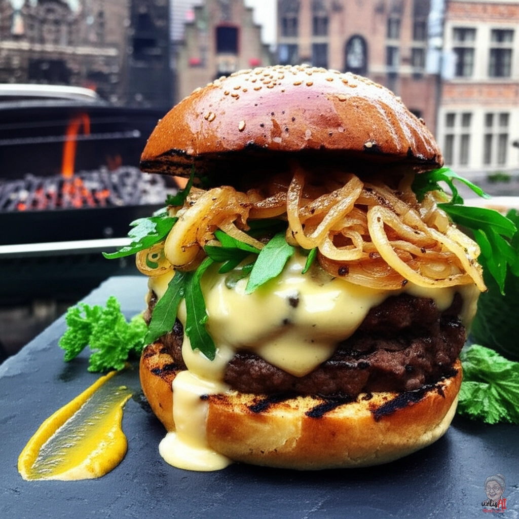 Belgian Fire Burger — Kohlegrill