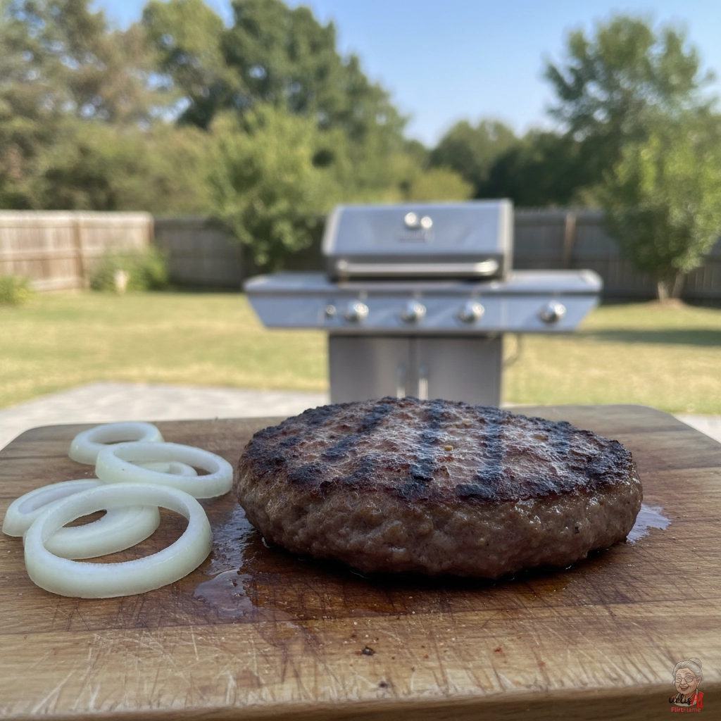 Belgrade Serbischer Patty — Gasgrill