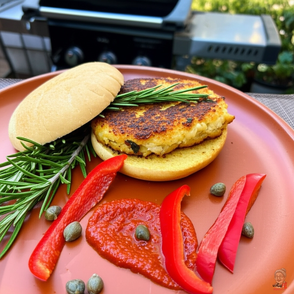 Bell Pepper Burger — Gasgrill