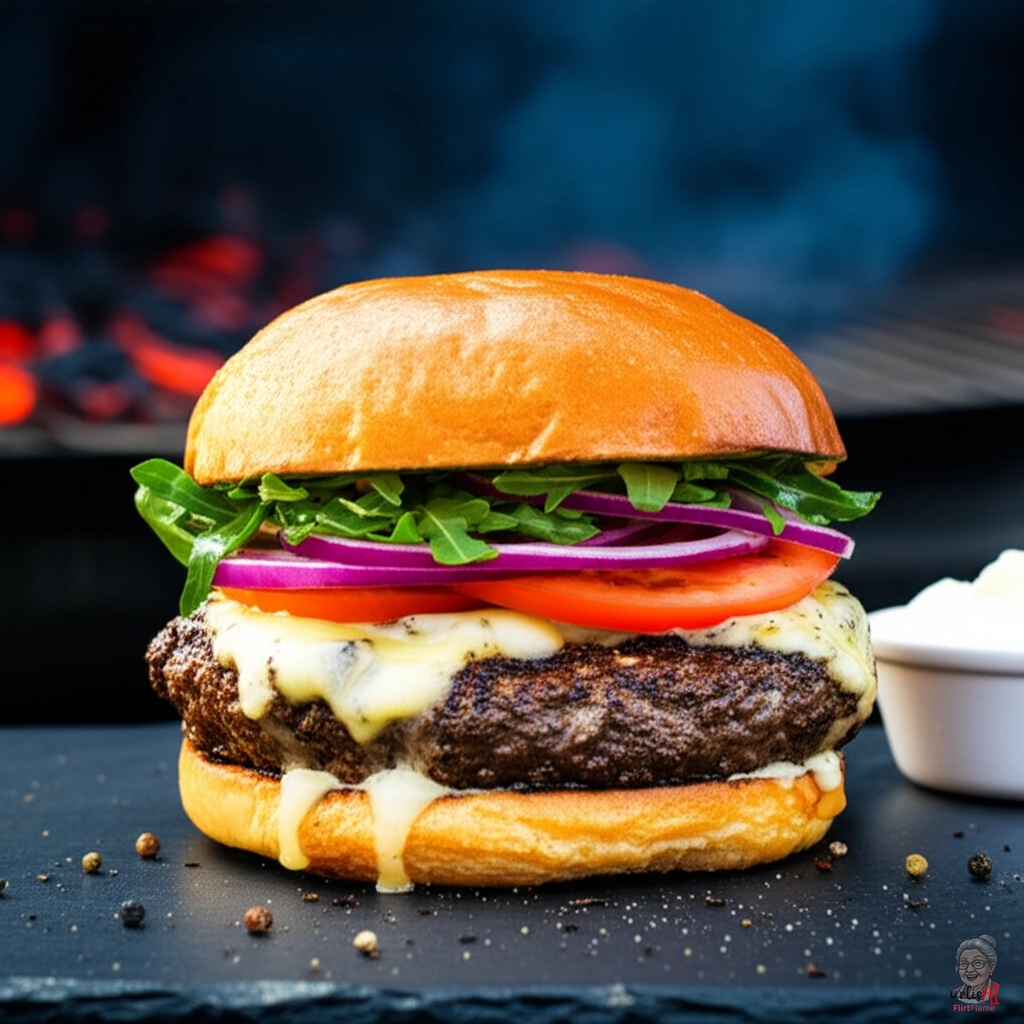 Black Fire Burger — Kohlegrill