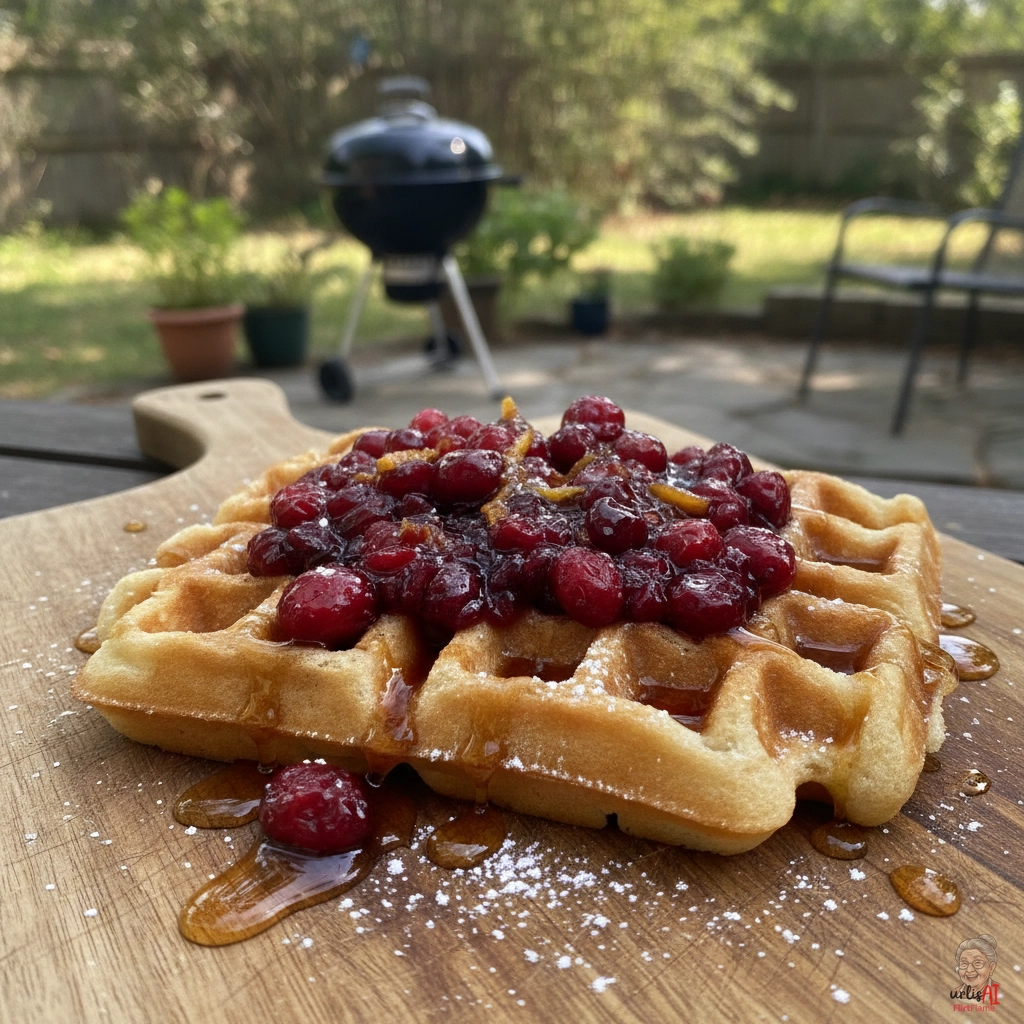 Boston Cranberry Waffel — Kohlegrill