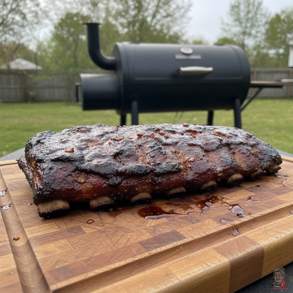 Bourbon Rauchrippen — Smoker