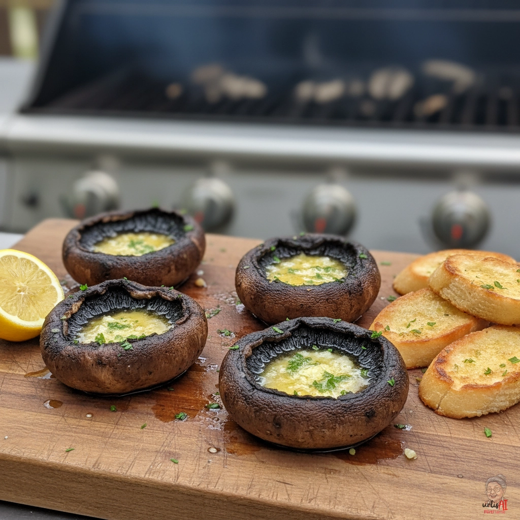 Bourguignon Champignons — Gasgrill