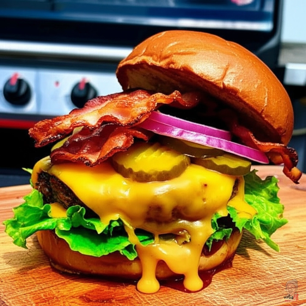 British Pub Burger — Gasgrill
